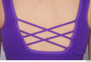 Jessie Clark casual purple short bra top upper body 0010.jpg
